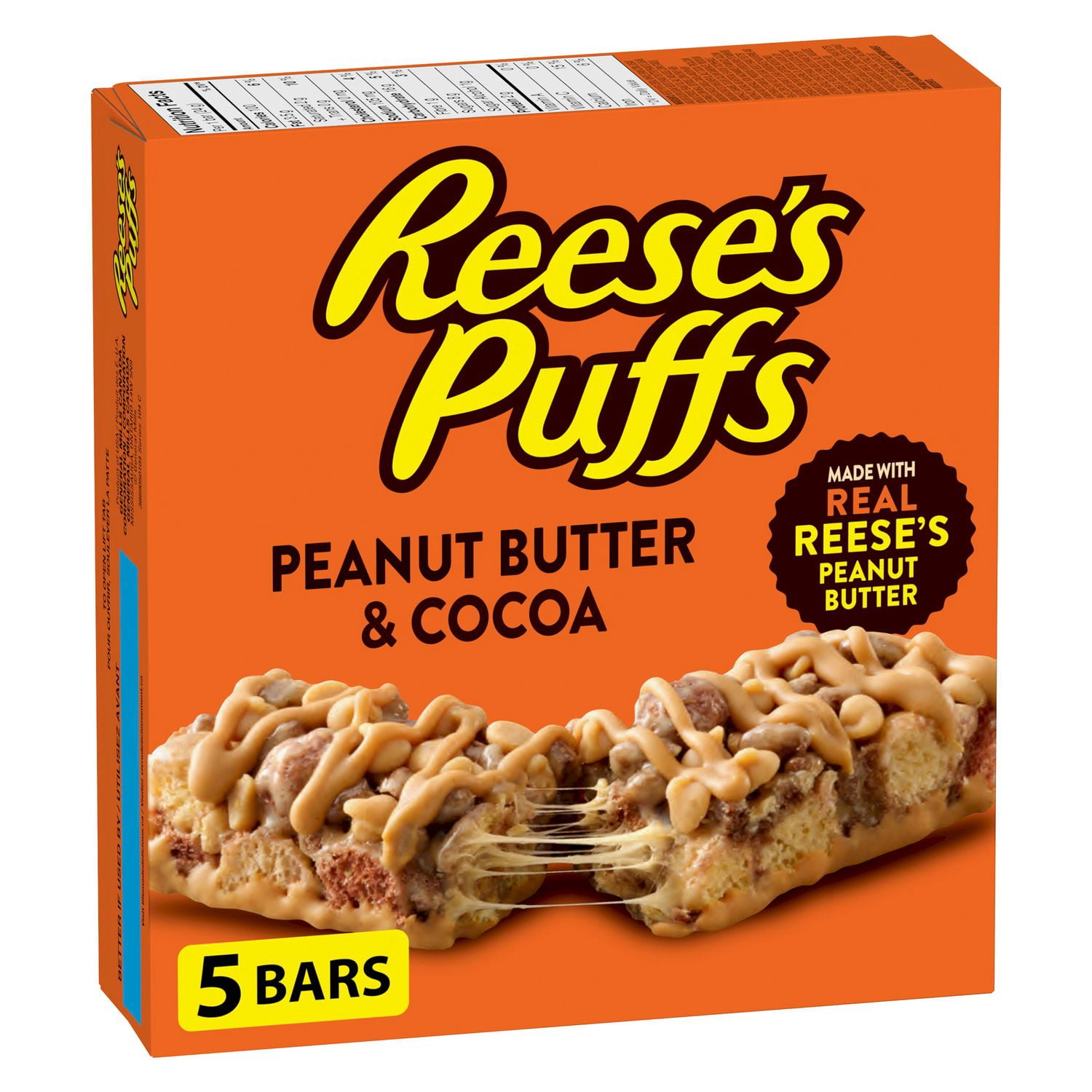 Reese's Puffs Peanut Butter & Cocoa Flavour Cereal Bars