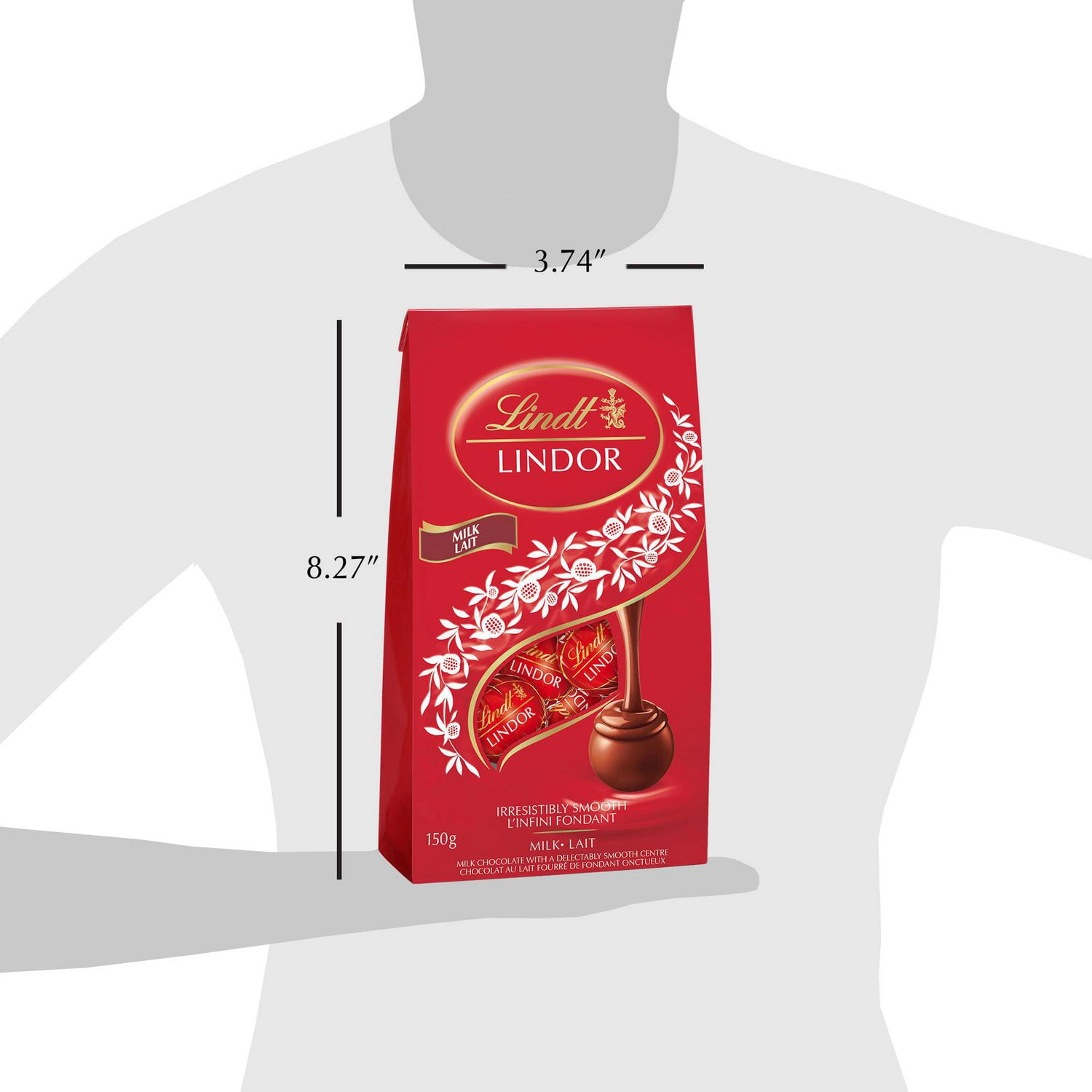 LINDOR Milk Chocolate Truffles, 150-Gram Bag - Image 7