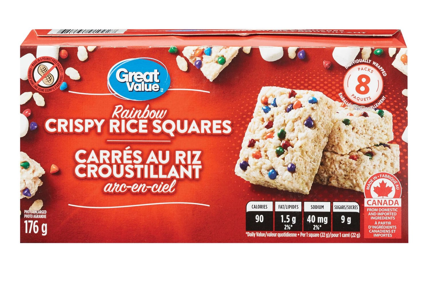 Great Value Rainbow Chocolate Crispy Rice Squares - Image 4