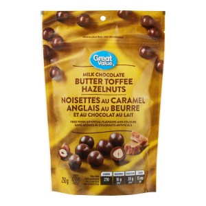 Great Value Milk Chocolate Butter Toffee Hazelnuts