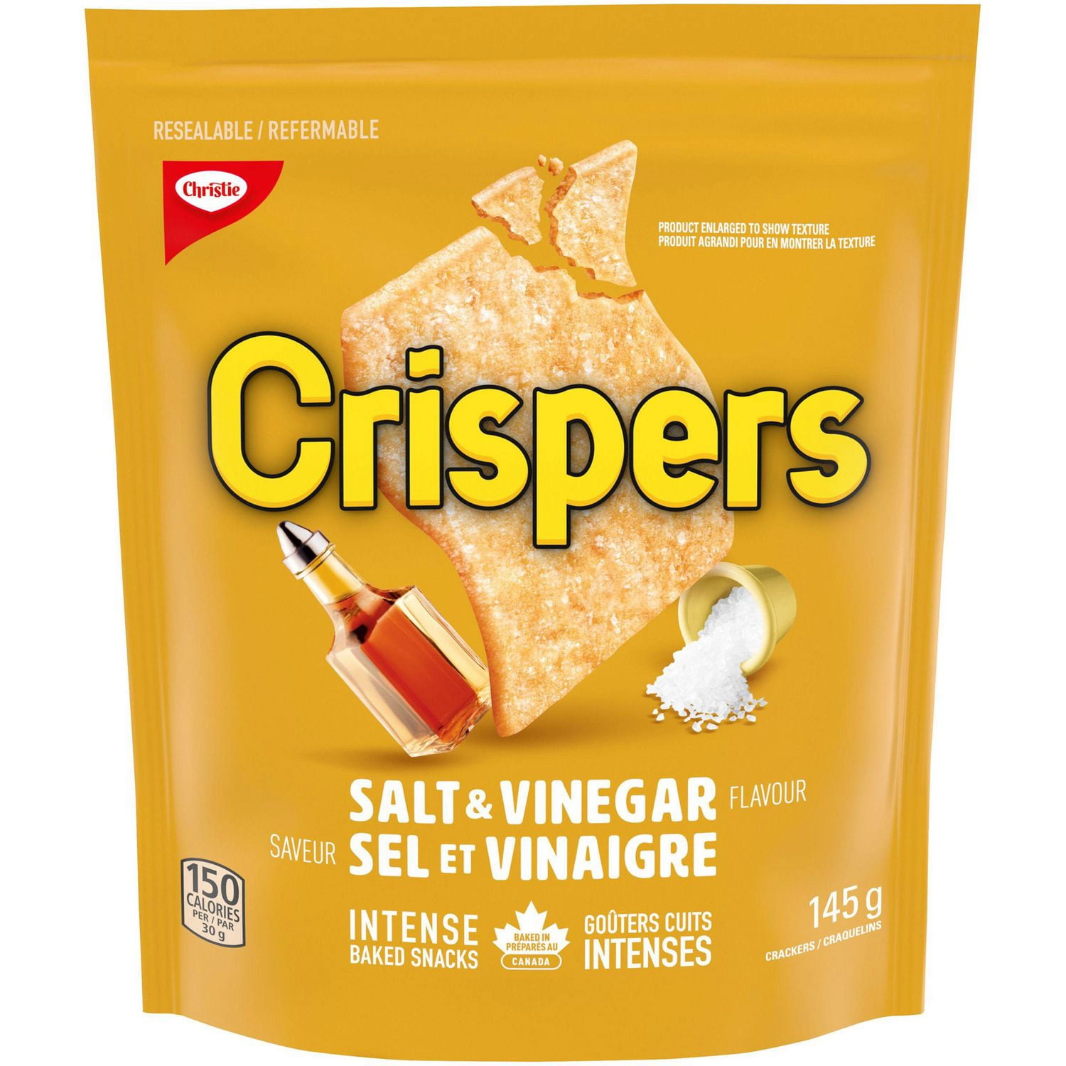 Christie Crispers Salt & Vinegar Cracker Snacks, 145g - Image 5