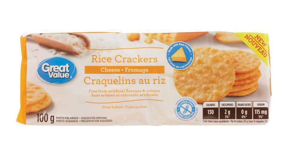 Great Value Cheese Rice Crackers