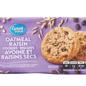 Great Value Oatmeal Raisin Cookies