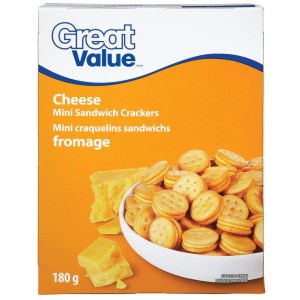 Great Value Cheese Mini Sandwich Cracker 180 g