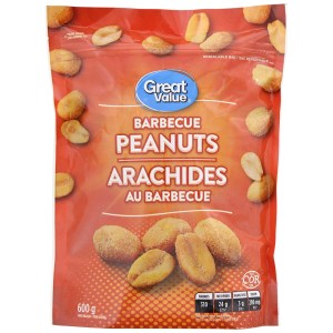 Great Value Barbecue Peanuts 600 g