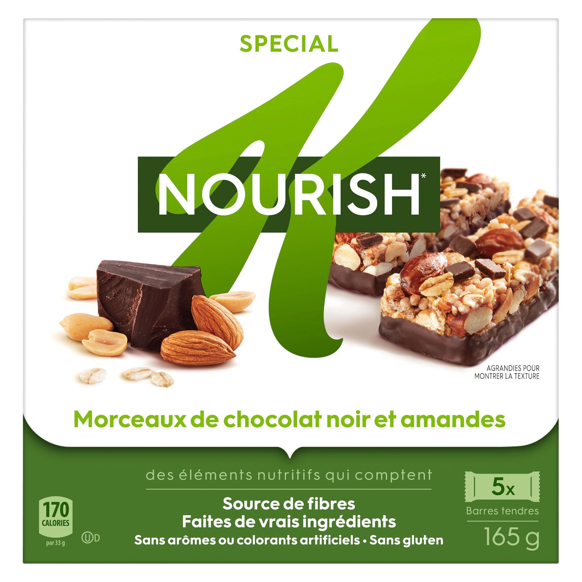 Special K Nuts & Grain Dark Chocolate Chunks & Almonds Chewy Bars 165g - Image 4