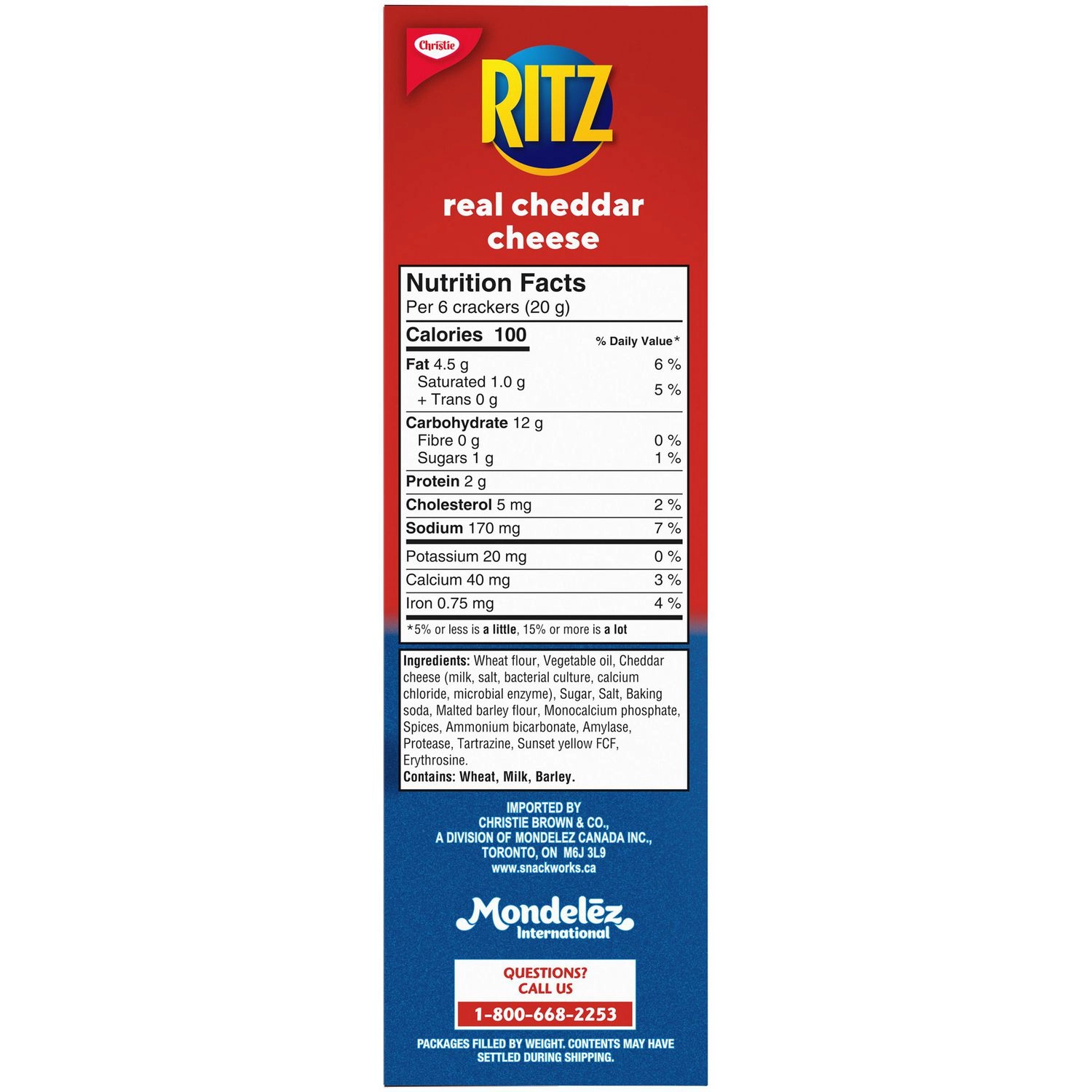 RITZ Real Cheddar Cheese Crackers, 200g - Image 3