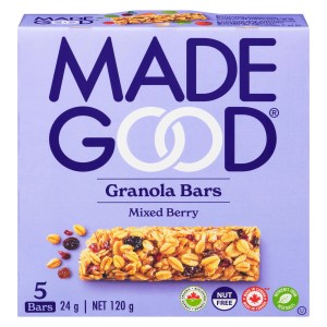 MadeGood Mixed Berry Granola Bars 5pk 120g