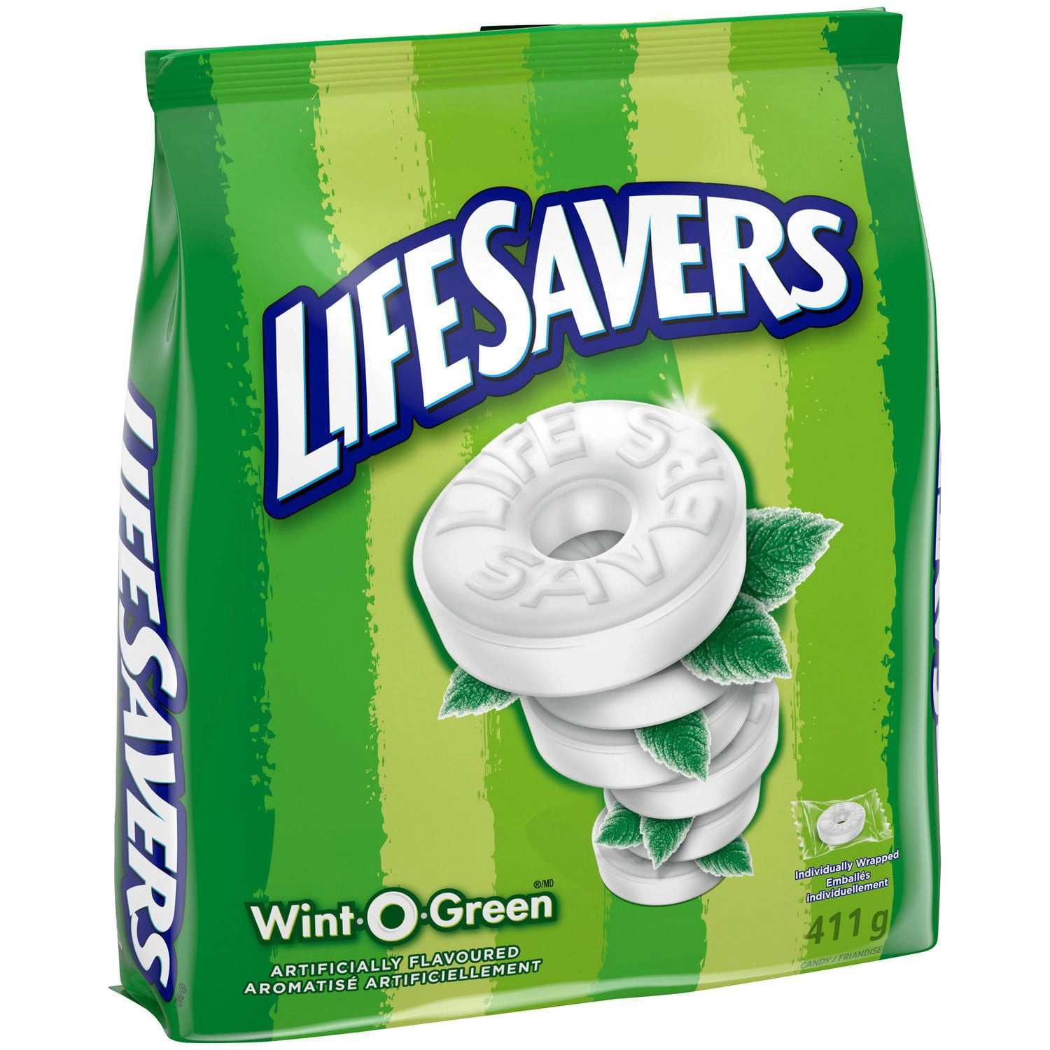 Life Savers Wint O Green Candy Mints, Sharing Bag, 411g - Image 4