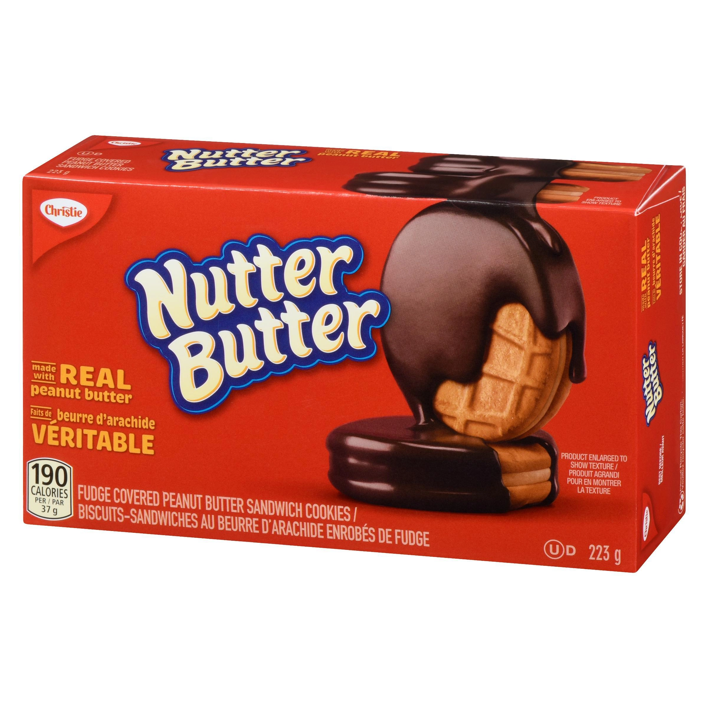 Christie Nutter Butter Peanut Butter Fudge Covered Cookies, 223G - Image 3