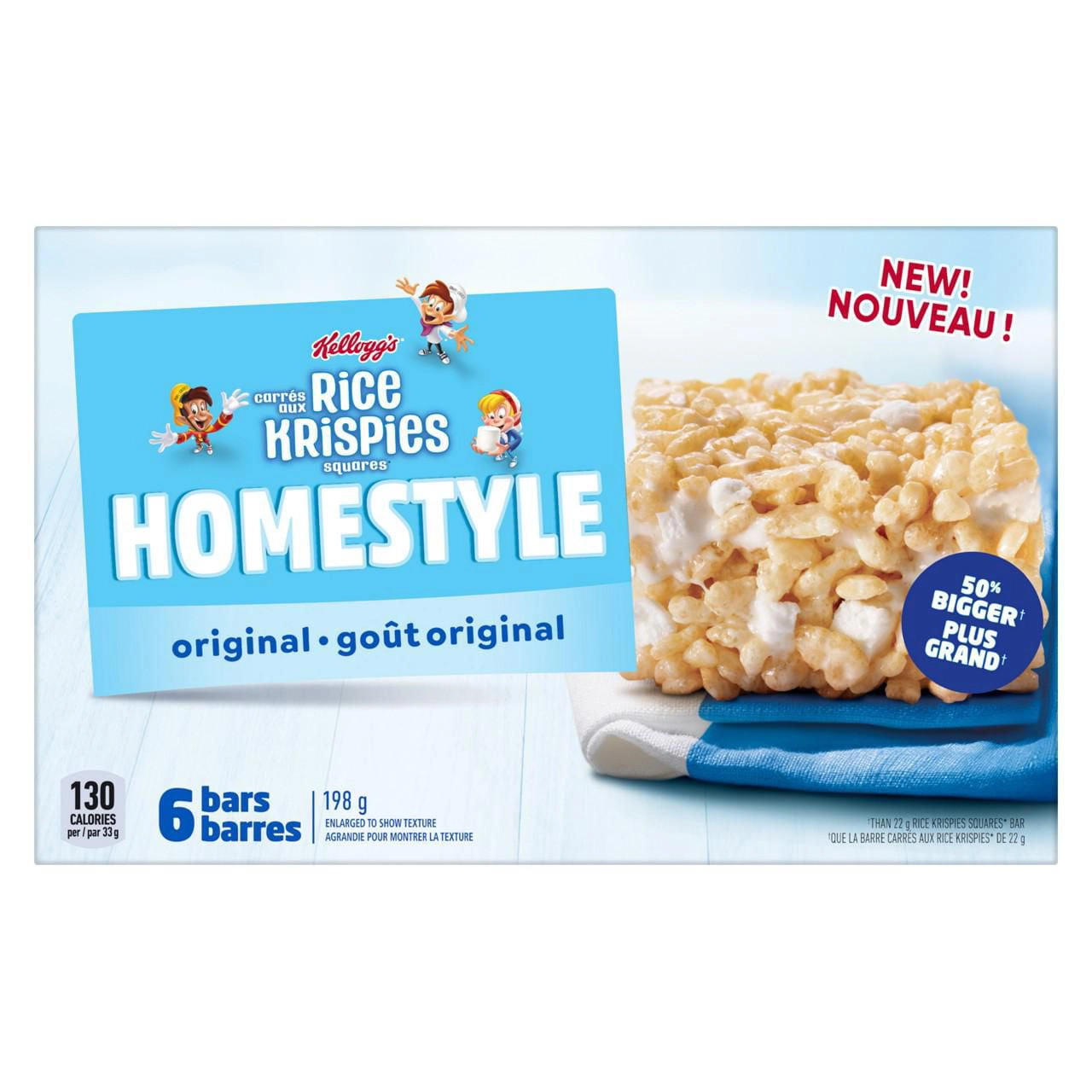 RKSB Homestyle Original 198g Rice Krispies Squares Bars