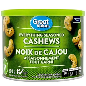 Great Value Everything Seasoned Cashews