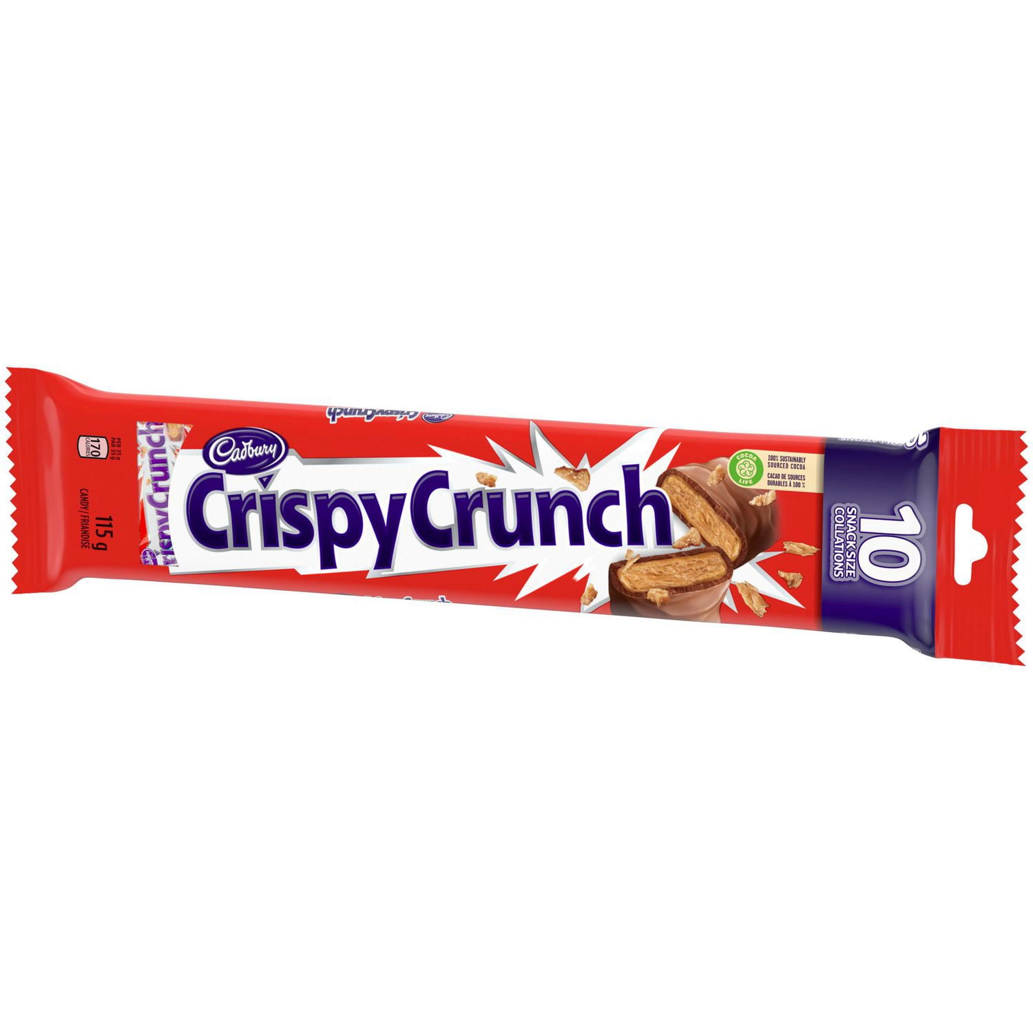 Cadbury Crispy Crunch Snack Size 10Pk 115g - Image 2