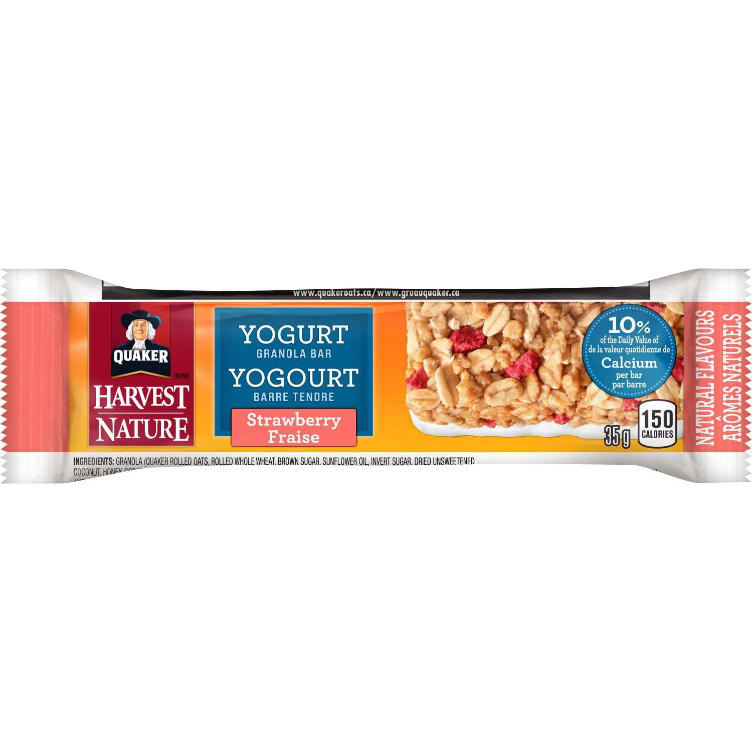 Quaker Yogurt Strawberry Granola Bars 175g - Image 2