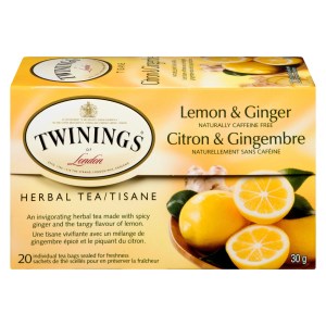 Twinings Lemon Ginger Herbal Tea 30g
