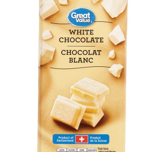 Great Value White Chocolate Bar - Imported from Switzerland - 100g