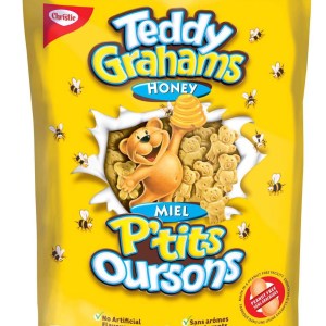 Christie Teddy Grahams Honey Cookies, 6 Snak Paks, 180 G