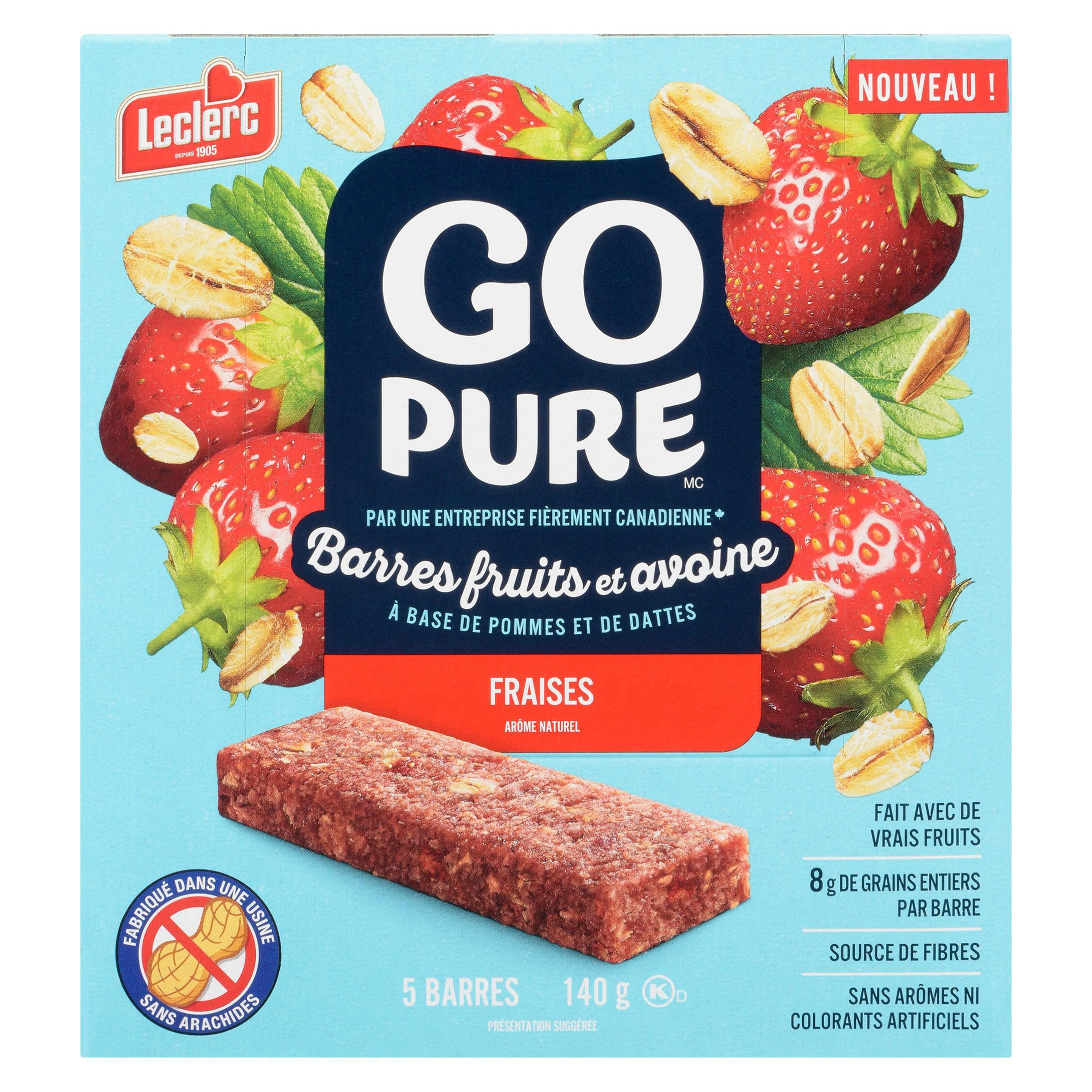 Go Pure Strawberry Fruit & Oat Bars 140g - Image 4