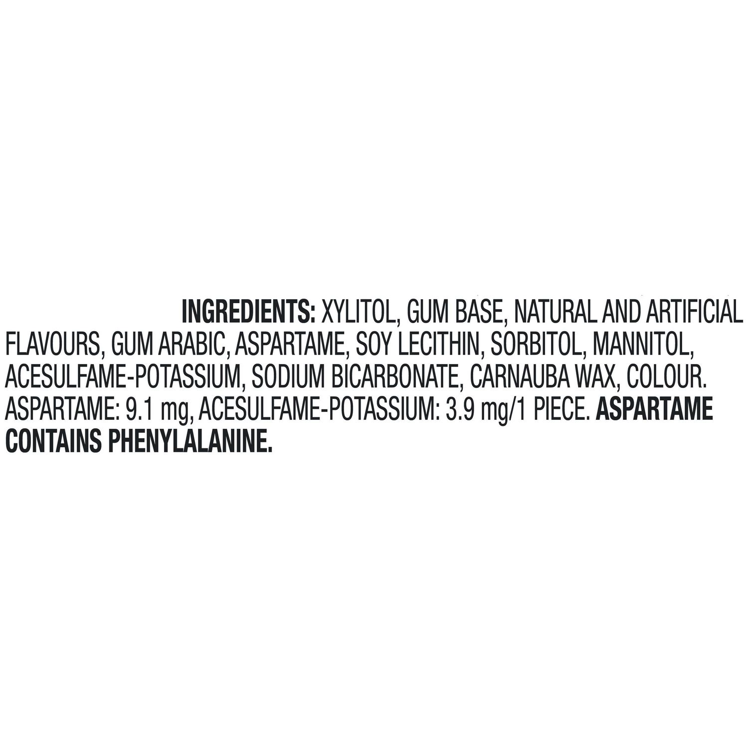 Excel Peppermint Sugar Free Soft Chew Gum - Image 5