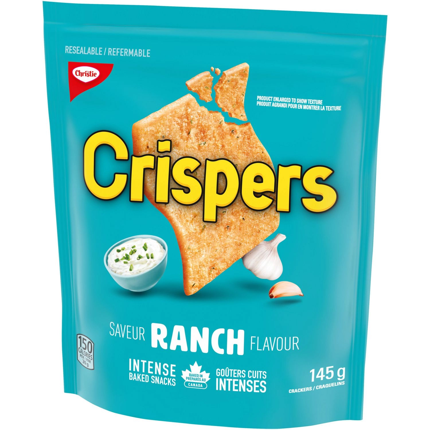 Christie Crispers Ranch Cracker Snacks, 145g - Image 7
