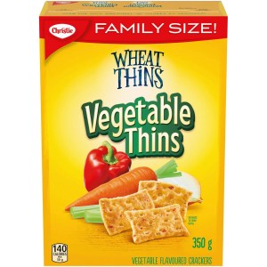 Wheat Thins Vegetable Thins Family Size Crackers