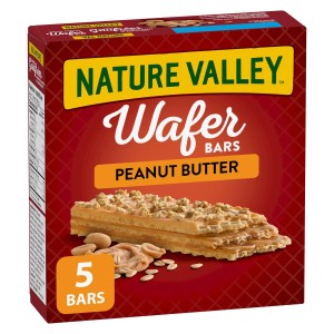 Nature Valley Wafer Bars, Peanut Butter, Snack Bars, 184 g, 5 ct