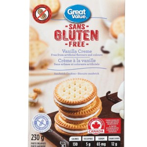 Great Value Gluten Free Vanilla Crème Sandwich Cookies