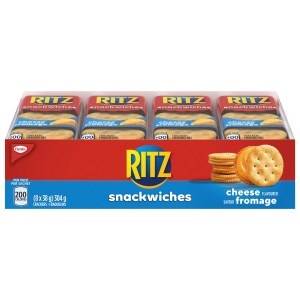 RITZ Snackwich Crackers, Cheese Flavour, 8 x 38g / 304g