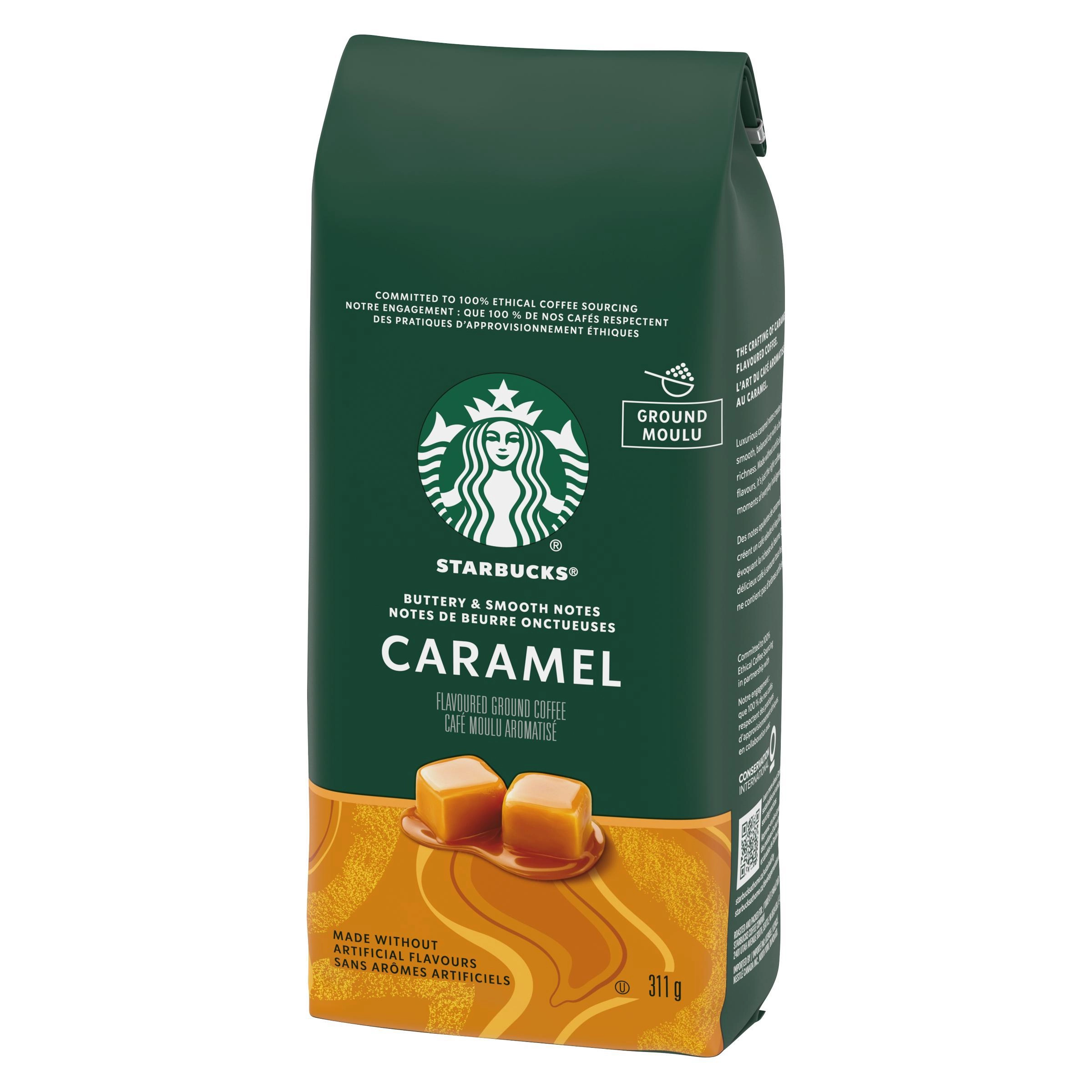 STARBUCKS® Caramel Flavoured Ground Coffee 311g Bag - Image 4