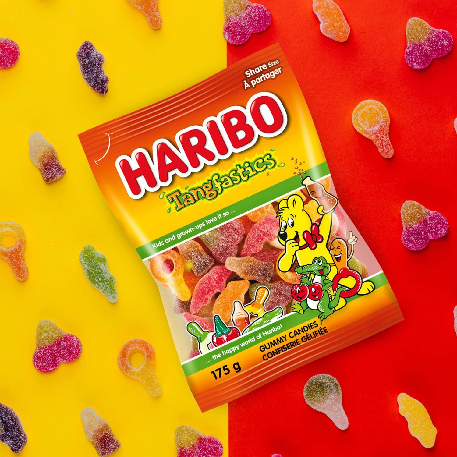 Haribo Tangfastics Gummy Candy, No Artificial Colours 175g - Image 2