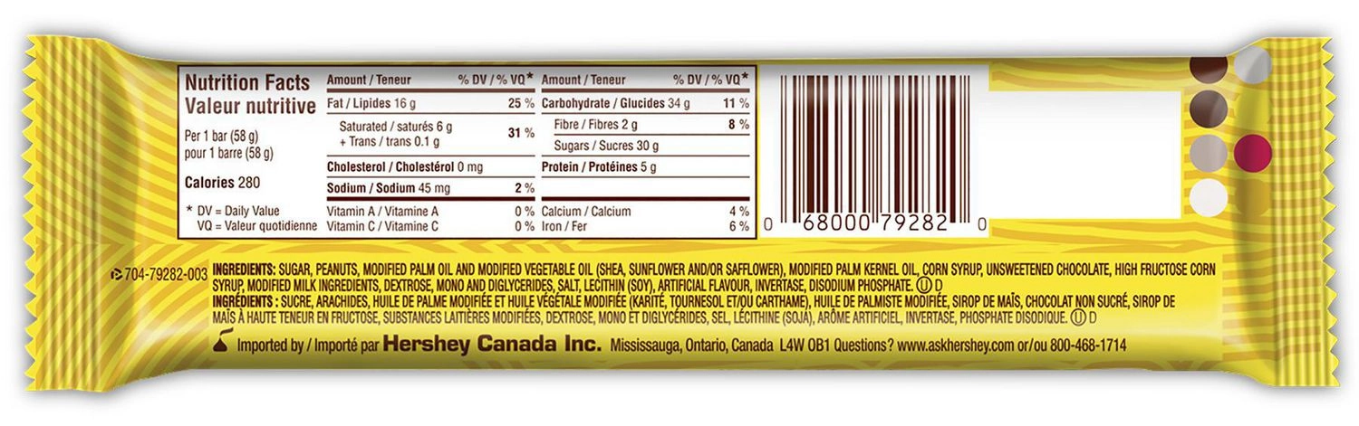 OH HENRY! Chocolatey Full Size Candy Bar 58g - Image 4
