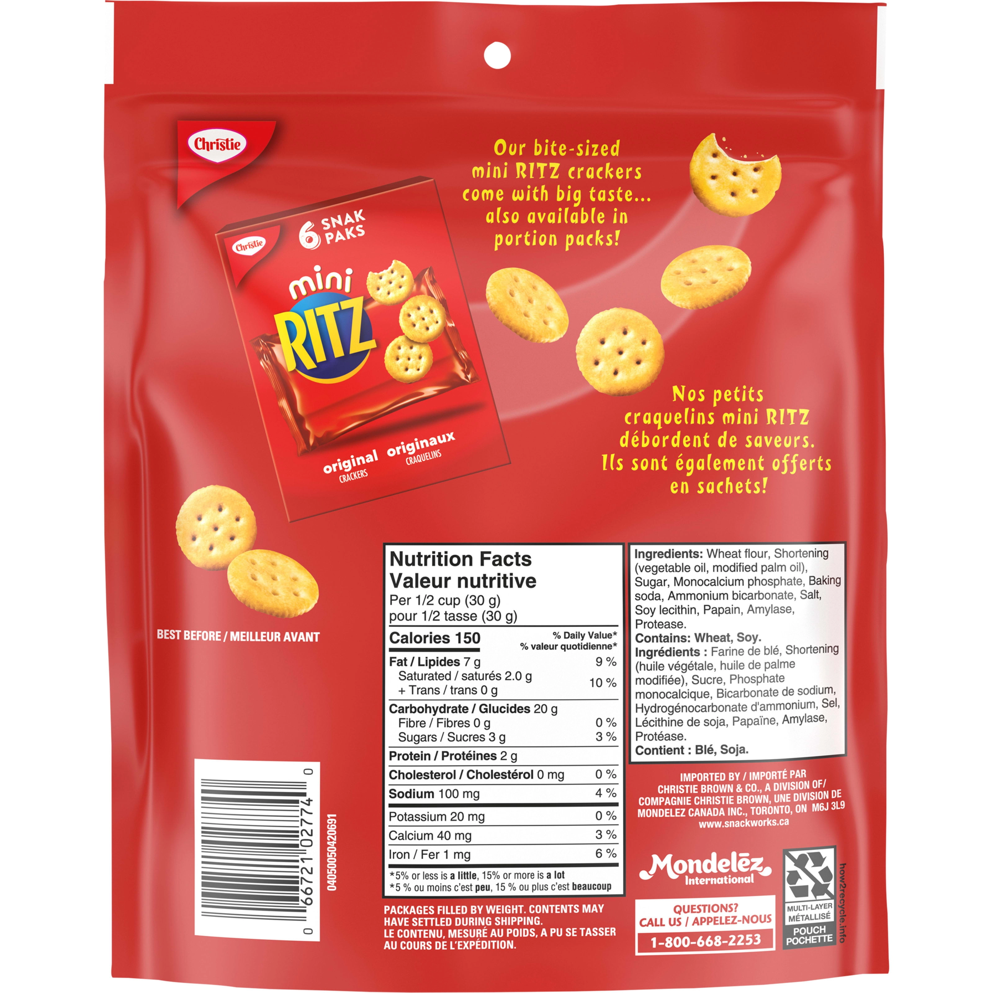 RITZ Crackers Mini Ritz Original 200g - Image 2