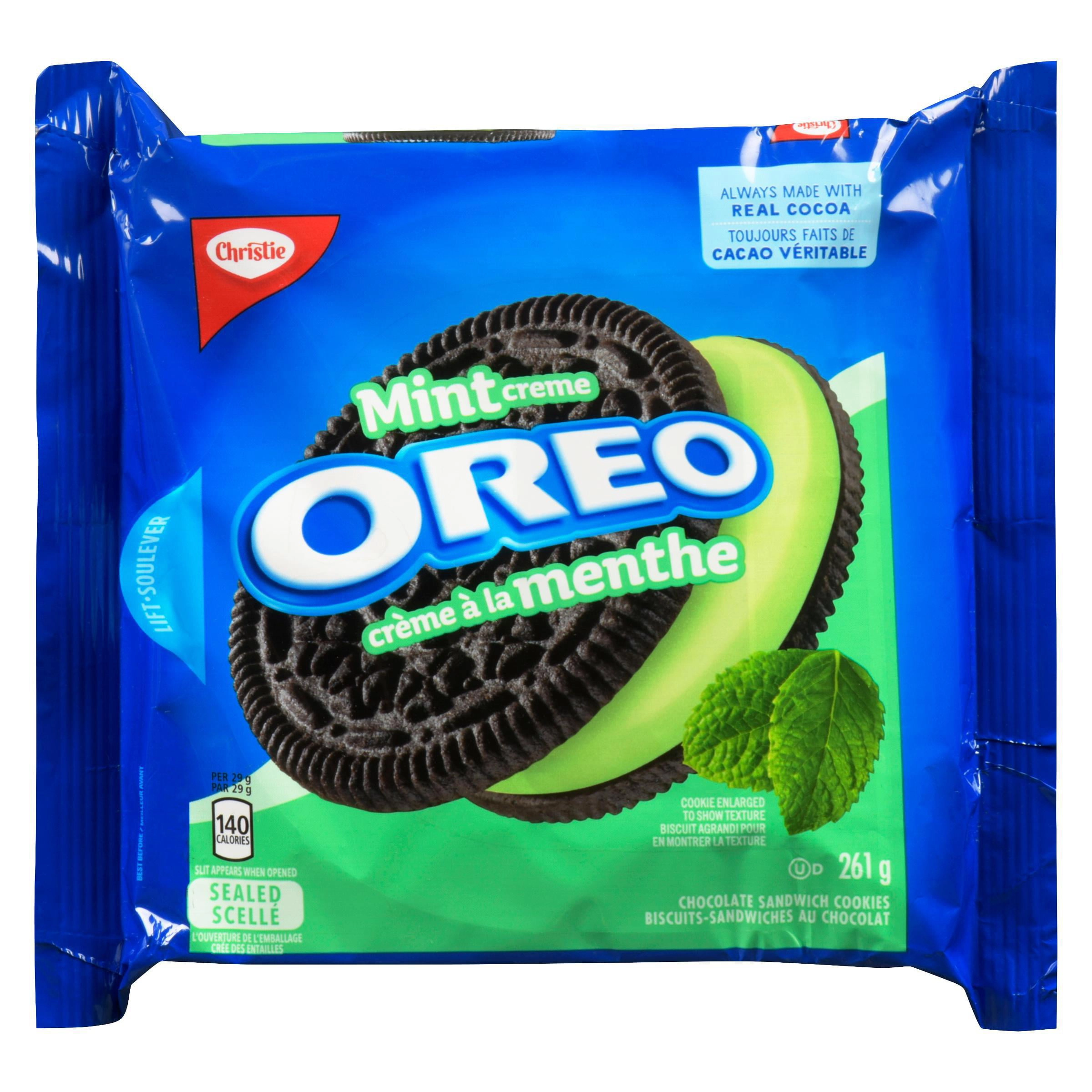 Oreo Mint Crème Sandwich Cookies - Image 2