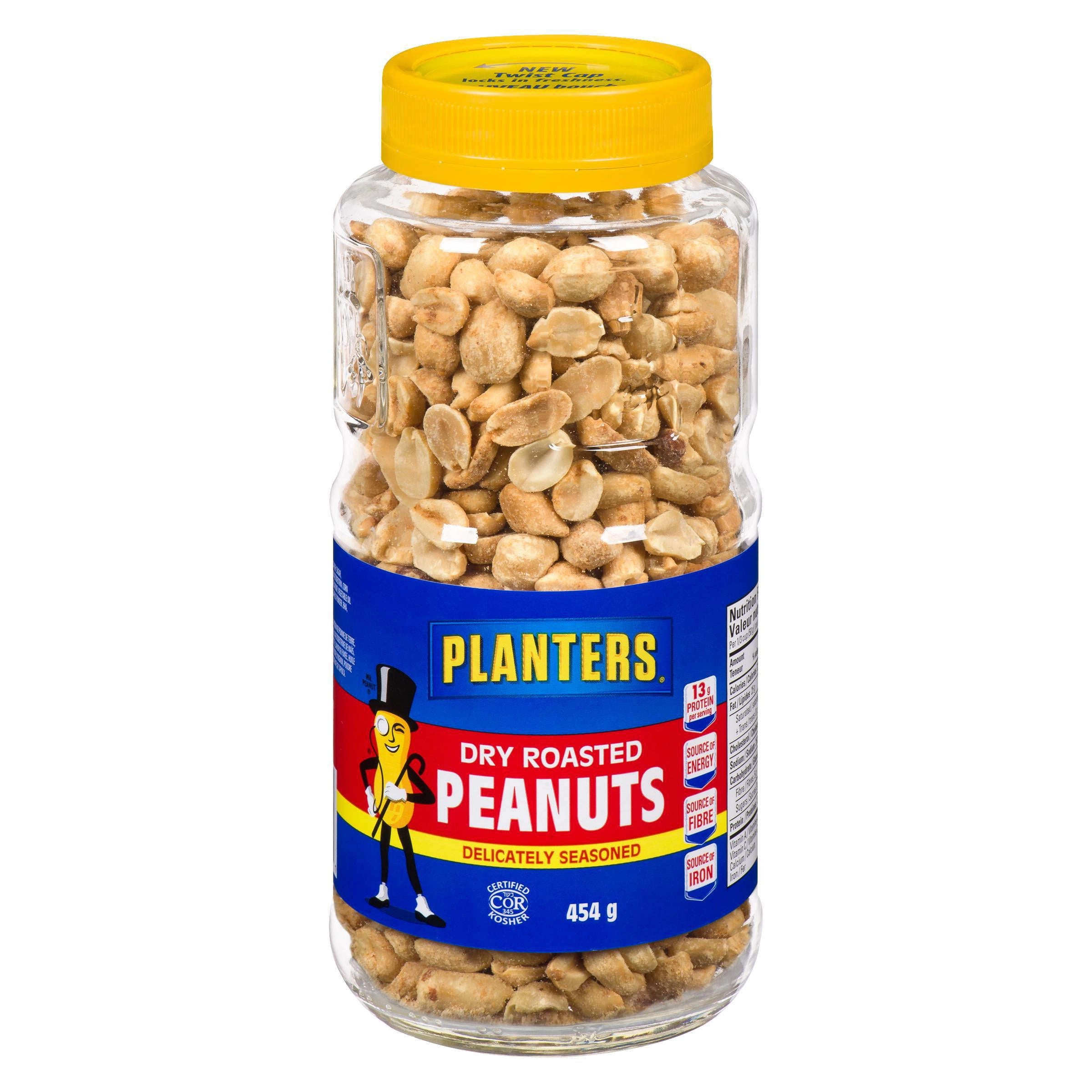 Planters Dry Roasted Peanuts 454g