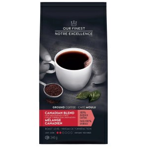 Our Finest Canadian Blend Light-Medium Roast Coffee 340g