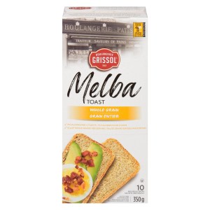 Boulangerie Grissol Melba Toast Whole Grain