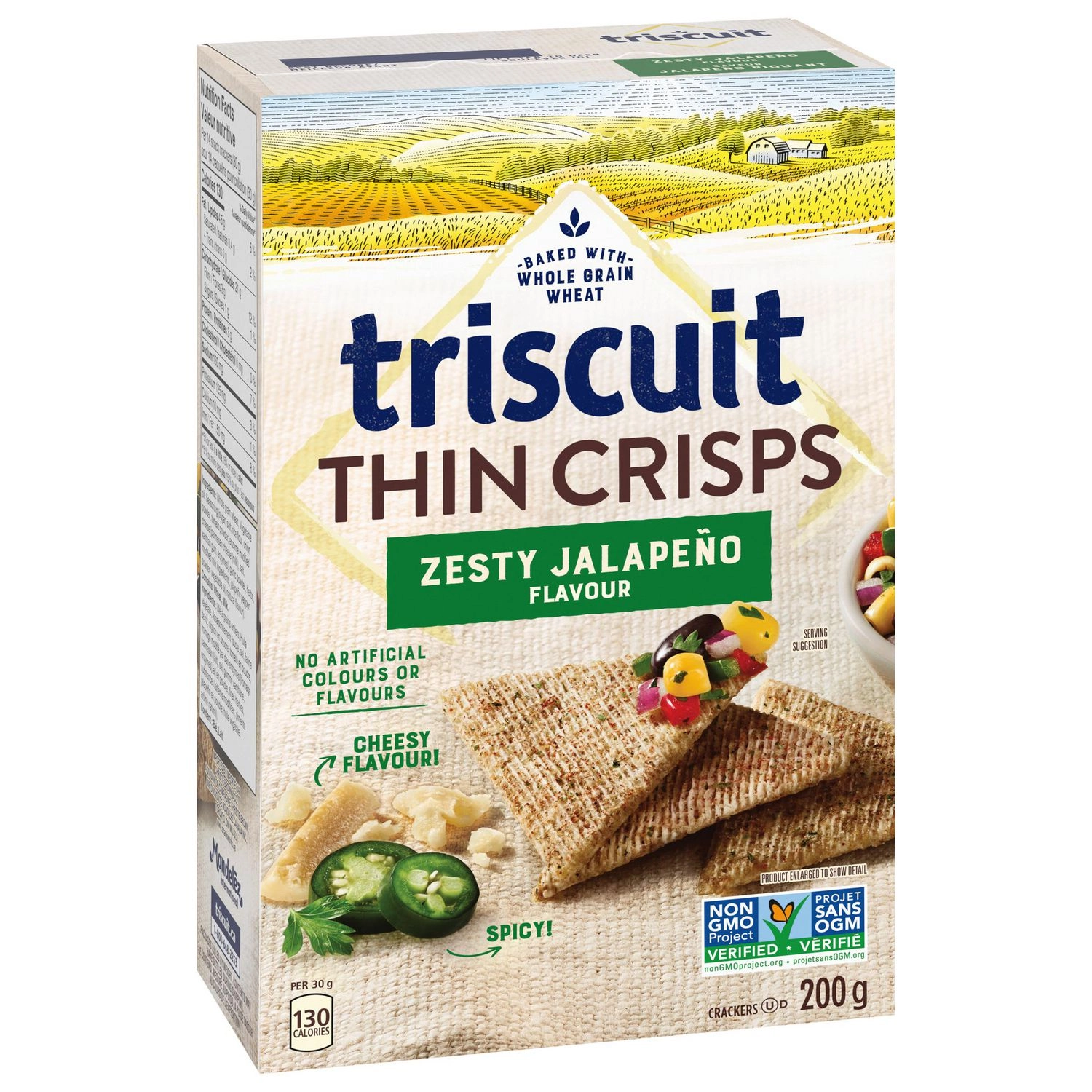 Triscuit Thin Crisps Zesty Jalapeño Crackers - Image 2
