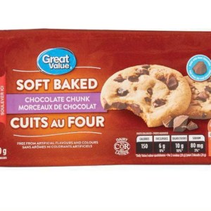 Great Value Soft Baked Chocolate Chunk Cookies