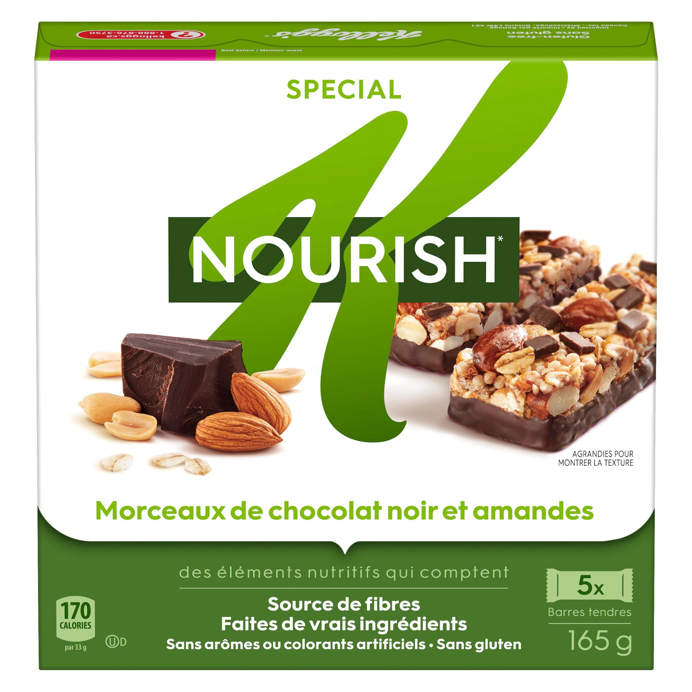 Special K Nuts & Grain Dark Chocolate Chunks & Almonds Chewy Bars 165g - Image 5
