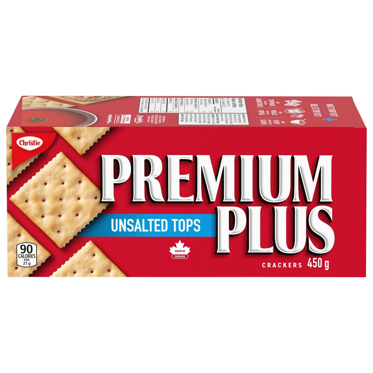 Premium Plus Unsalted Tops Crackers 450g