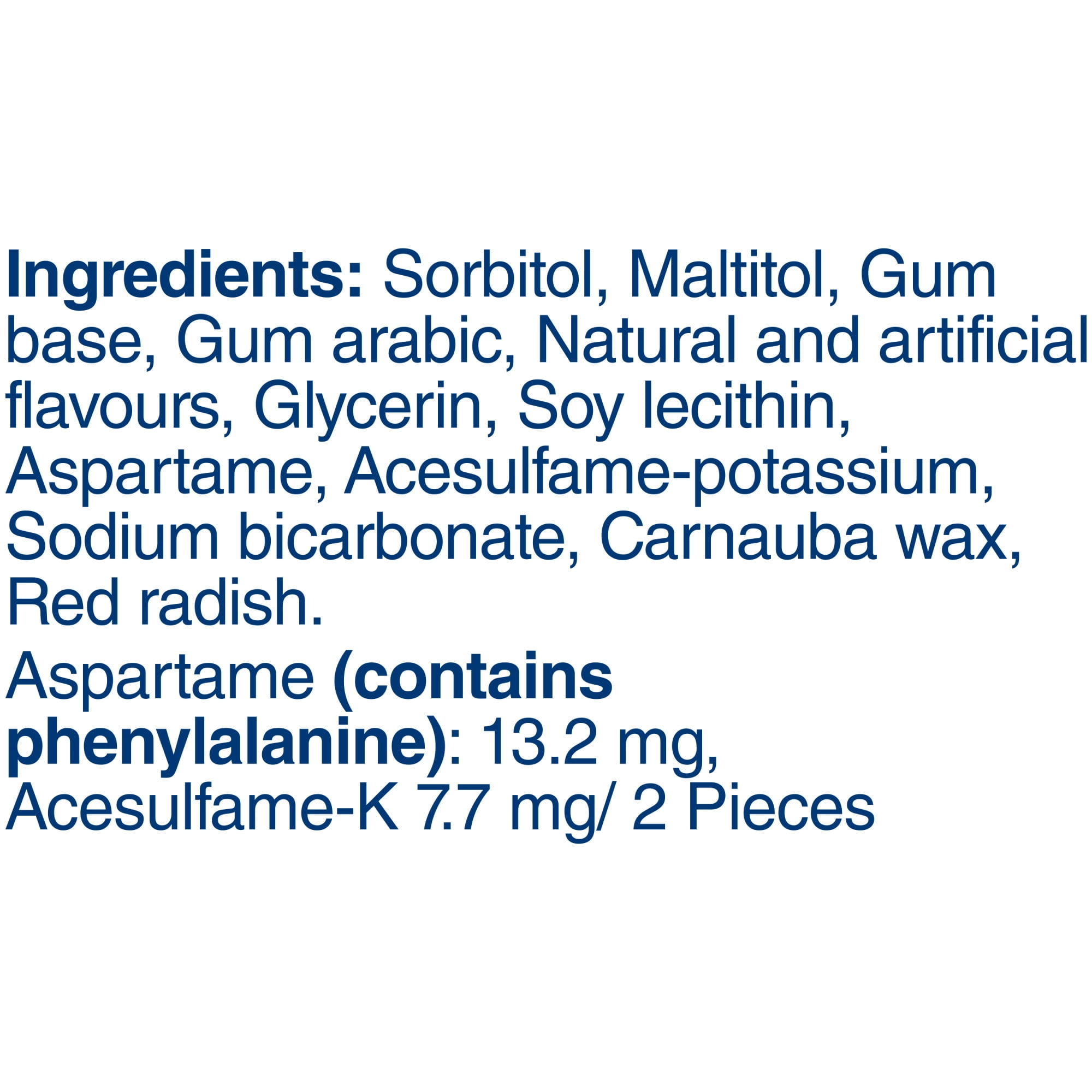 Excel White Bubblemint Teeth Whitening Sugar-Free Chewing Gum, 60 Pieces - Image 6