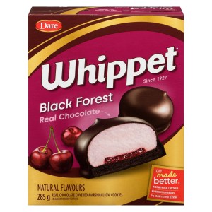 Whippet Black Forest Chocolate Covered Mashmallow Cookies
