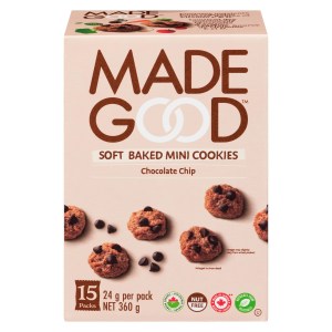 MadeGood Chocolate Chip Soft Baked Mini Cookies Family Pack
