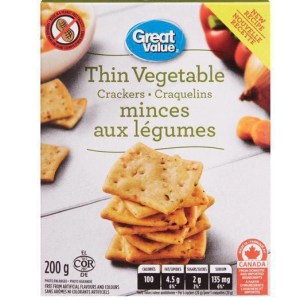 Great Value Thin Vegetable Crackers