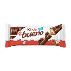 Kinder Bueno Milk Chocolate and Hazelnut Cream Candy Bars 43g