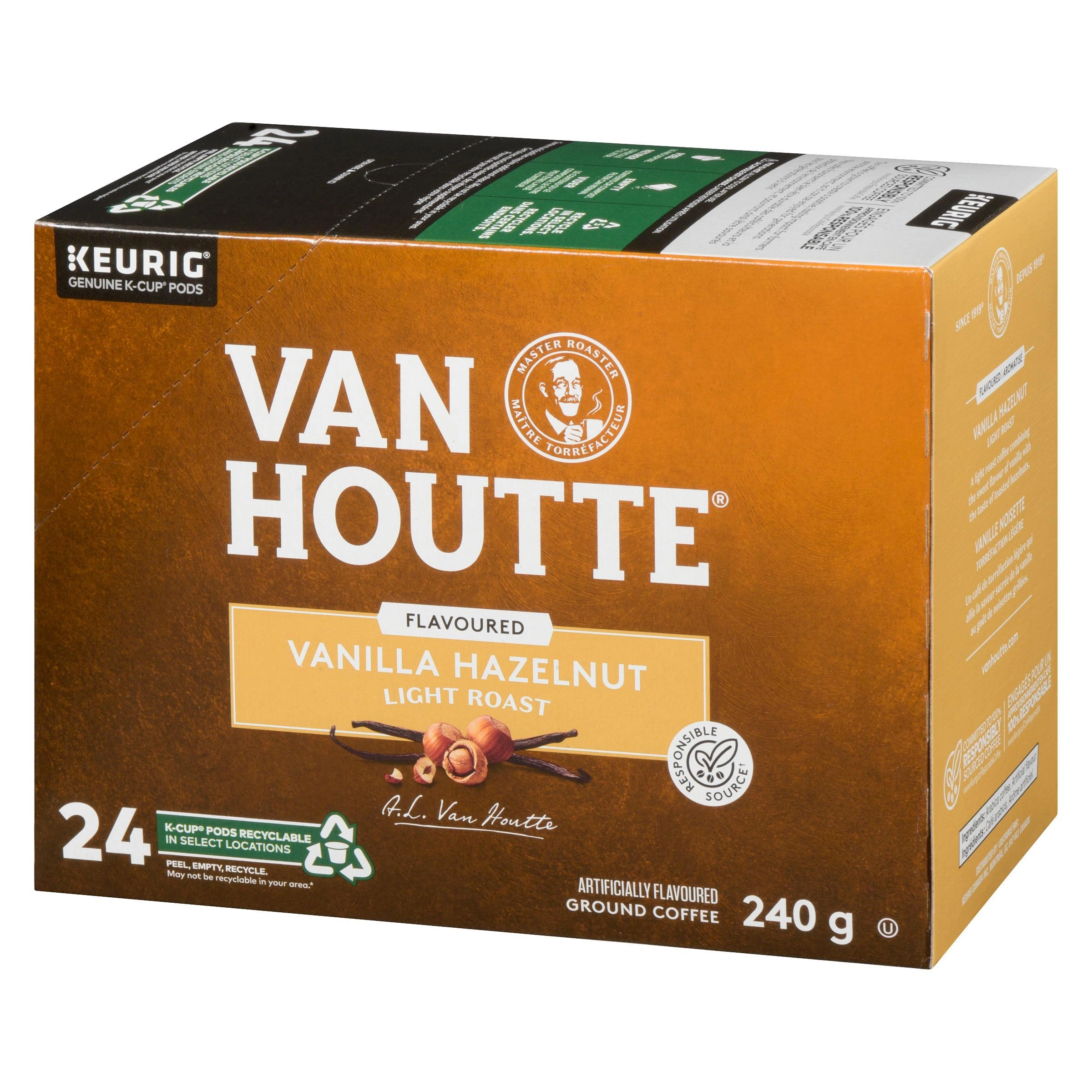 Van Houtte Vanilla Hazelnut K-Cup Coffee Pods, Light Roast, 24 Count - Image 7