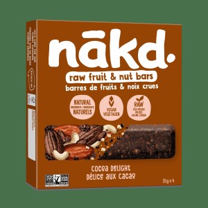 Nakd Cocoa Delight Bars 140g