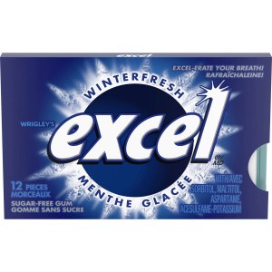 Excel Winterfresh Flavoured Sugar Free Chewing Gum
