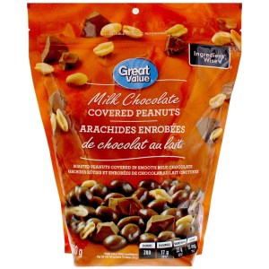 Great Value Milk Chocolate Covered Peanuts 880g