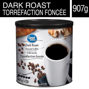 Great Value Dark Roast Ground Coffee 907 g